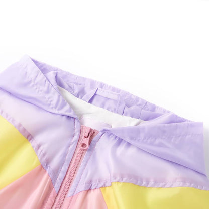 Kinder-Kapuzenjacke mit Reißverschluss Mehrfarbig 116