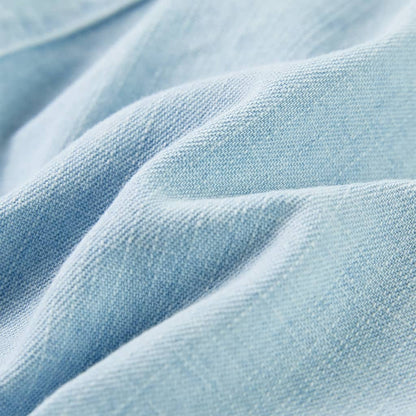 Kinder-Spielanzug Einteiler mit Kurzen Ärmeln Hellblau 92