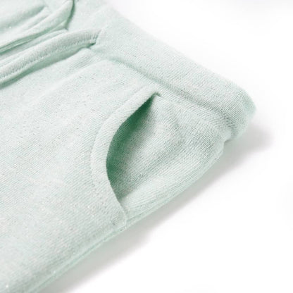 Kindershorts mit Kordelzug Helles Minzgrün 116