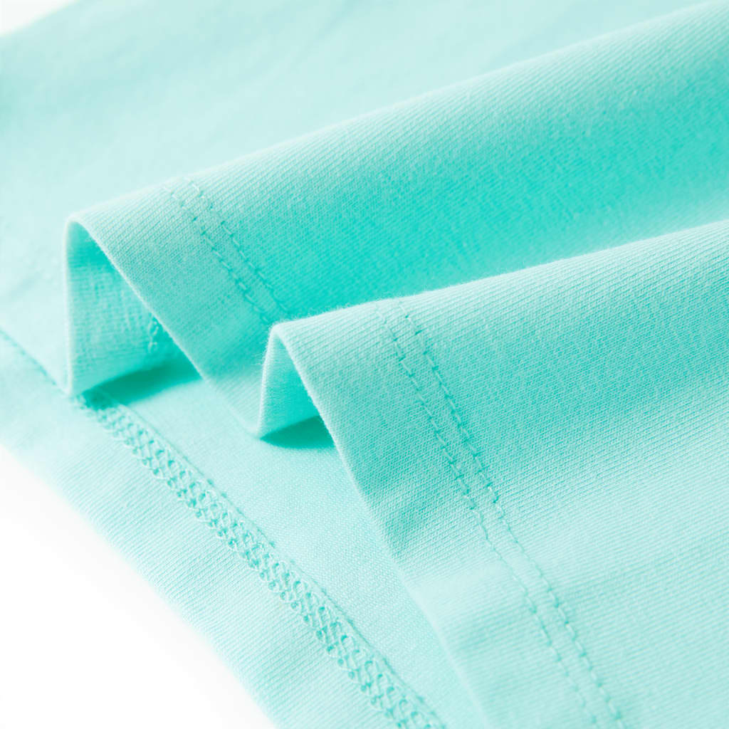 Kinder-T-Shirt Helles Minzgrün 140