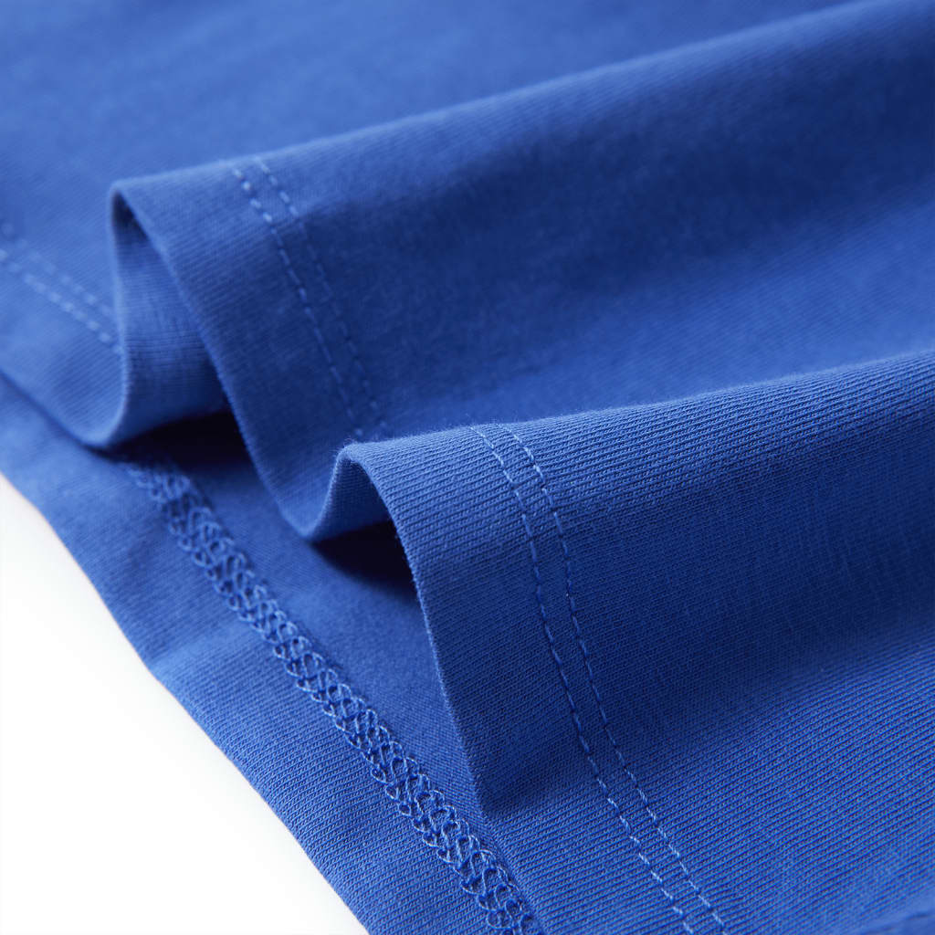 Kinder-T-Shirt Kobaltblau 116