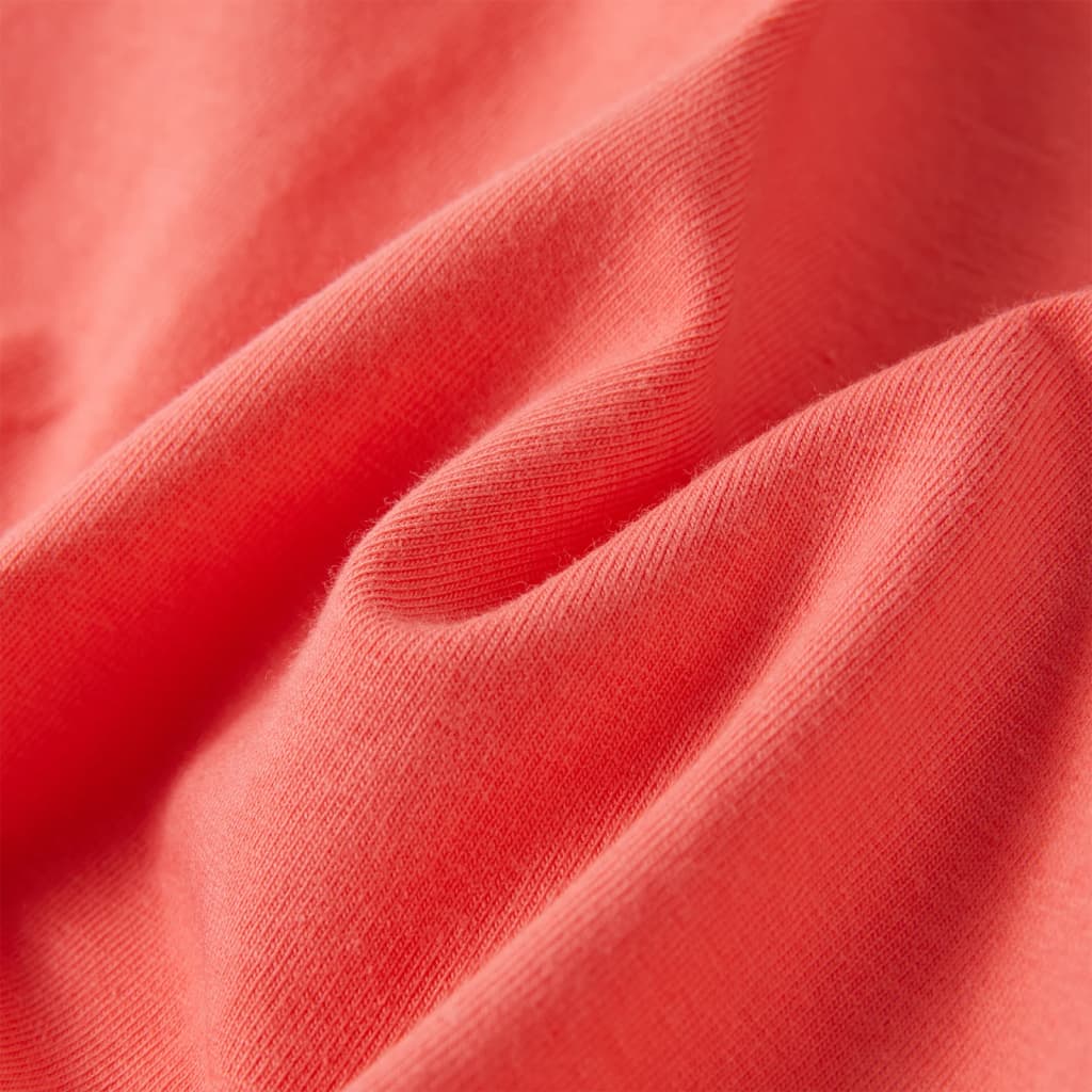 Kinder-T-Shirt Korallenrosa 140