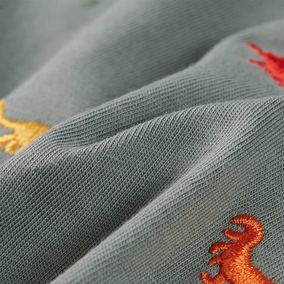 Kinder-Kurzarmshirt Khaki 116