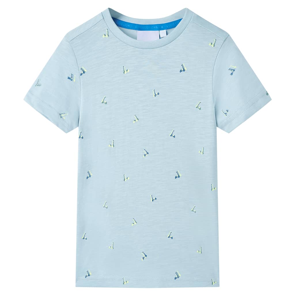 Kinder-T-Shirt Hellblau 104