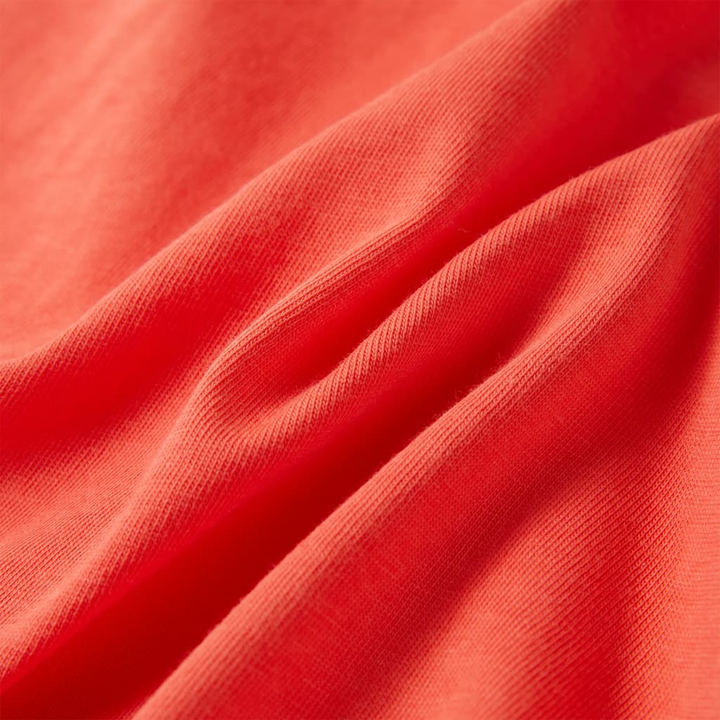 Kinder-Kurzarmshirt Hellrot 140