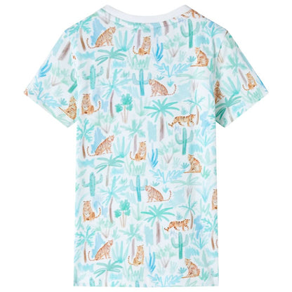 Kinder-T-Shirt Ecru 128