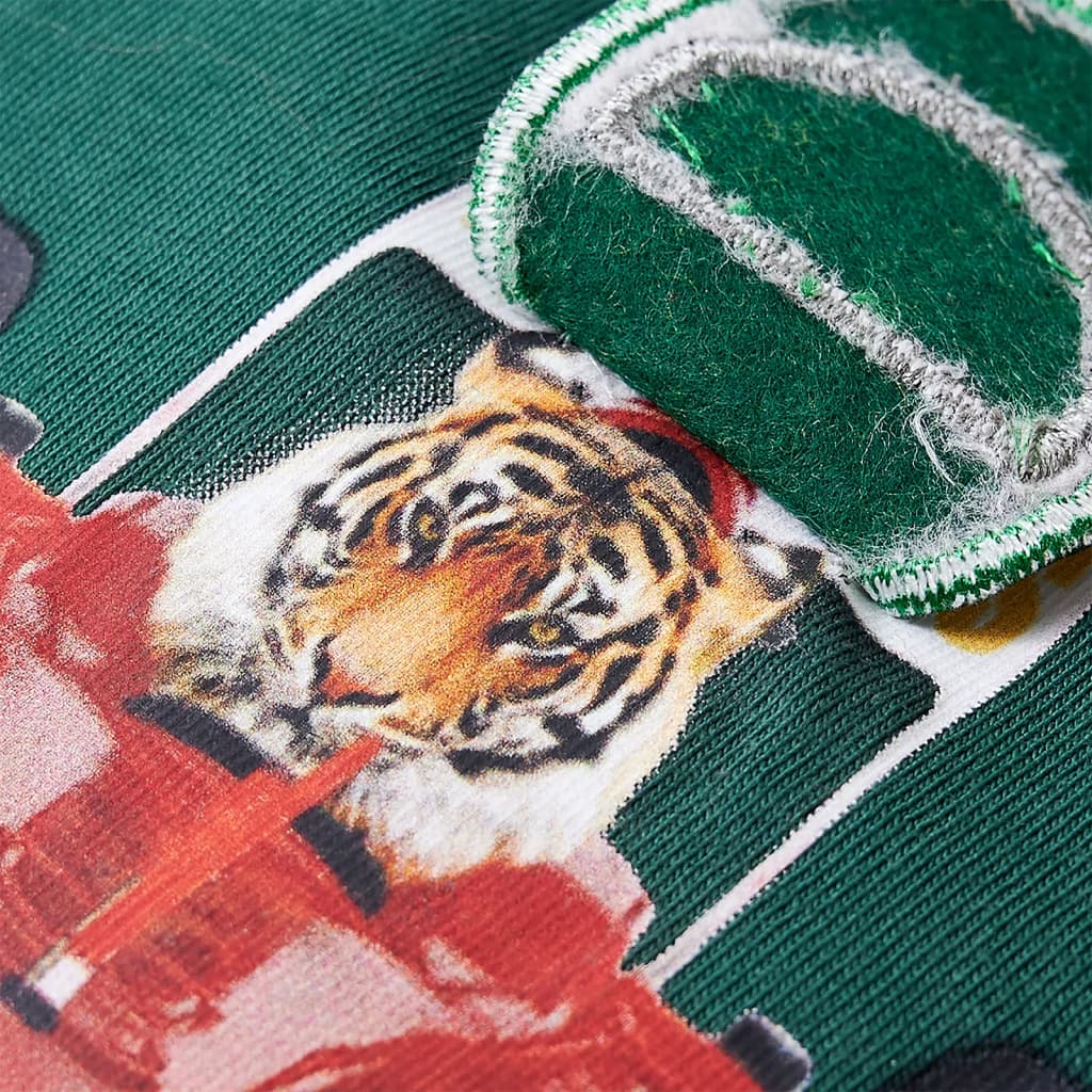 Kinder-Langarmshirt Grün 128