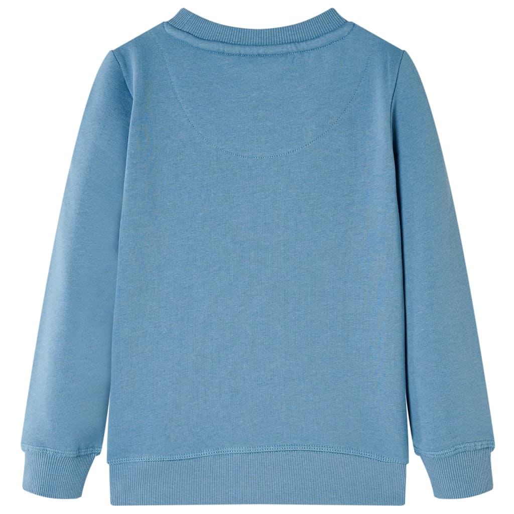 Kinder-Sweatshirt Mittelblau 128
