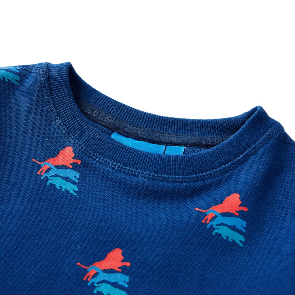 Kinder-Sweatshirt Dunkelblau 116