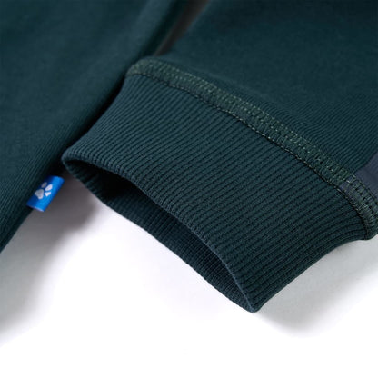 Kinder-Sweatshirt Moosgrün 140