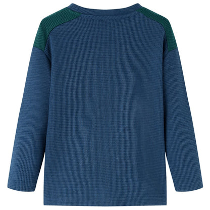 Kinder-Sweatshirt Marineblau 116