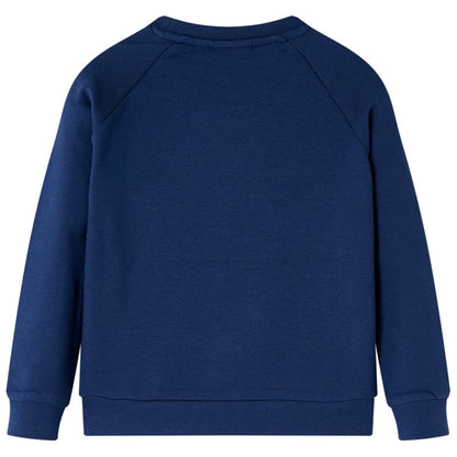 Kinder-Sweatshirt Marineblau 116