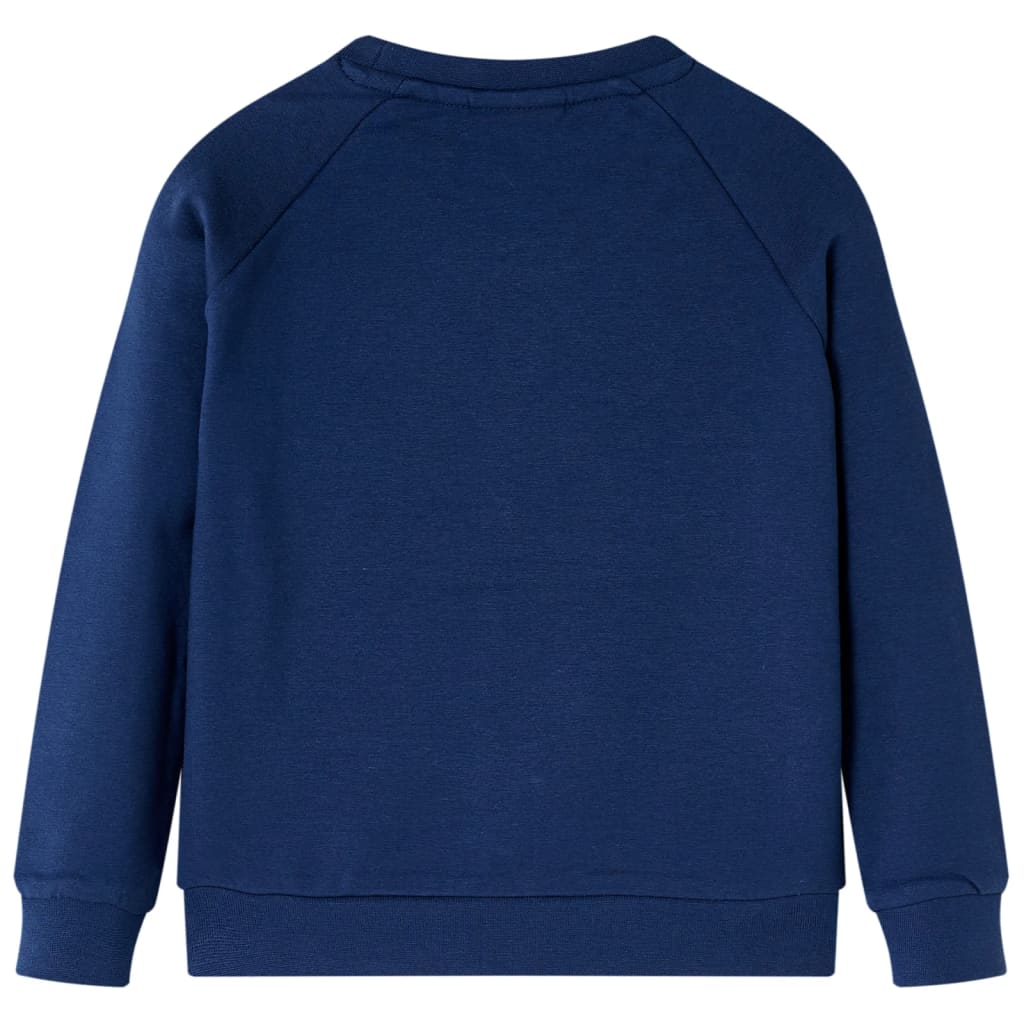 Kinder-Sweatshirt Marineblau 128