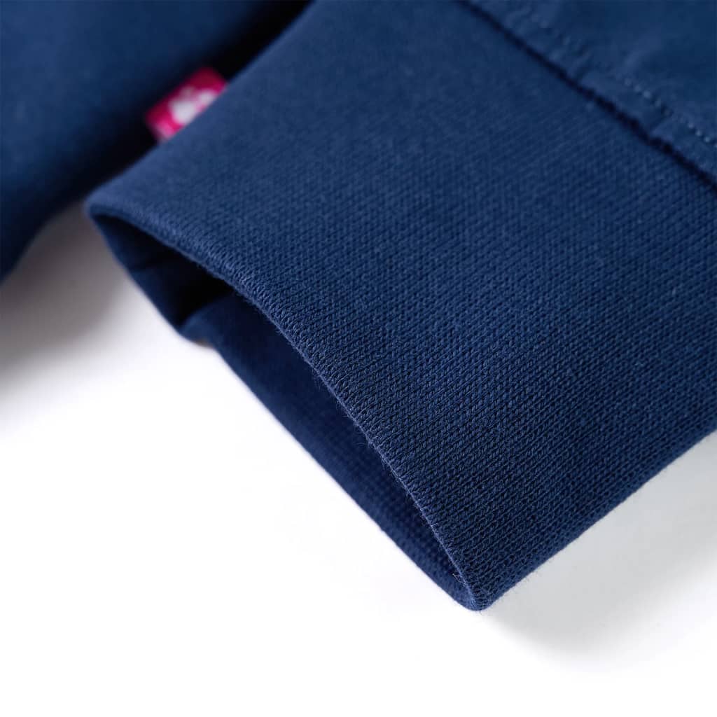 Kinder-Sweatshirt Marineblau 104