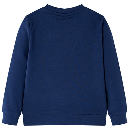 Kinder-Sweatshirt Marineblau 116