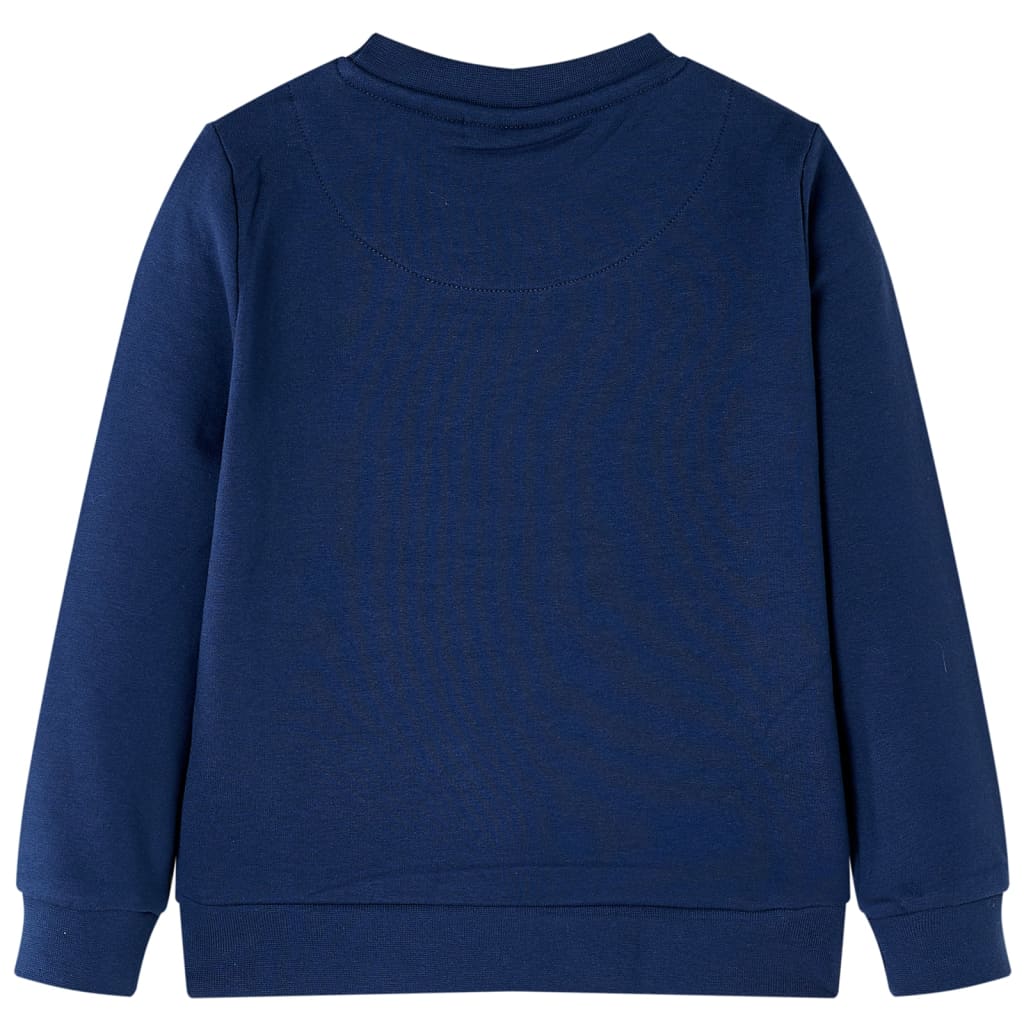 Kinder-Sweatshirt Marineblau 140