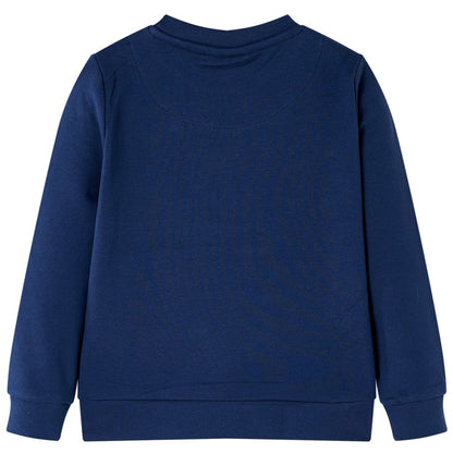 Kinder-Sweatshirt Marineblau 140