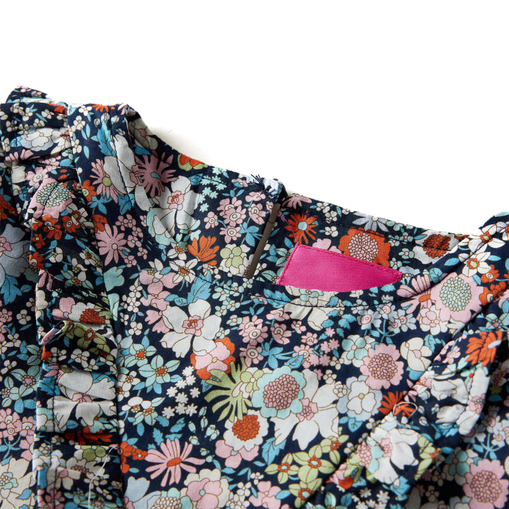 Kinder-Langarmbluse Dunkelblau 116