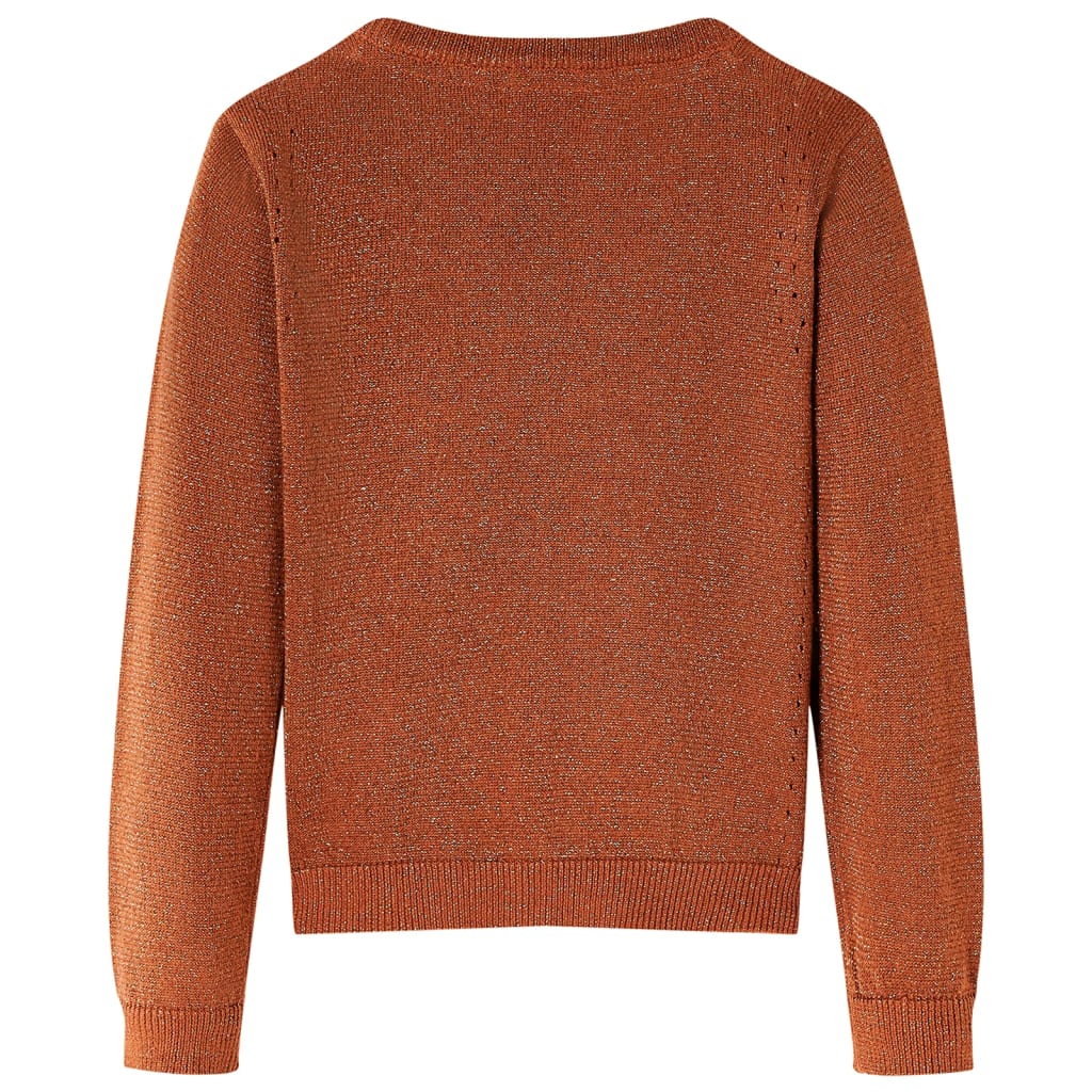Kinder-Strickjacke Cognac 140