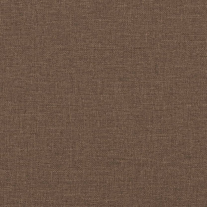 Relaxsessel mit Fußteil Braun Stoff