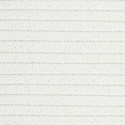 Wäschekorb Grau und Weiß Ø55x36 cm Baumwolle