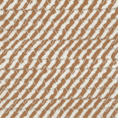 Aufbewahrungskorb mit Deckel Braun & Weiß Ø40x35 cm Baumwolle