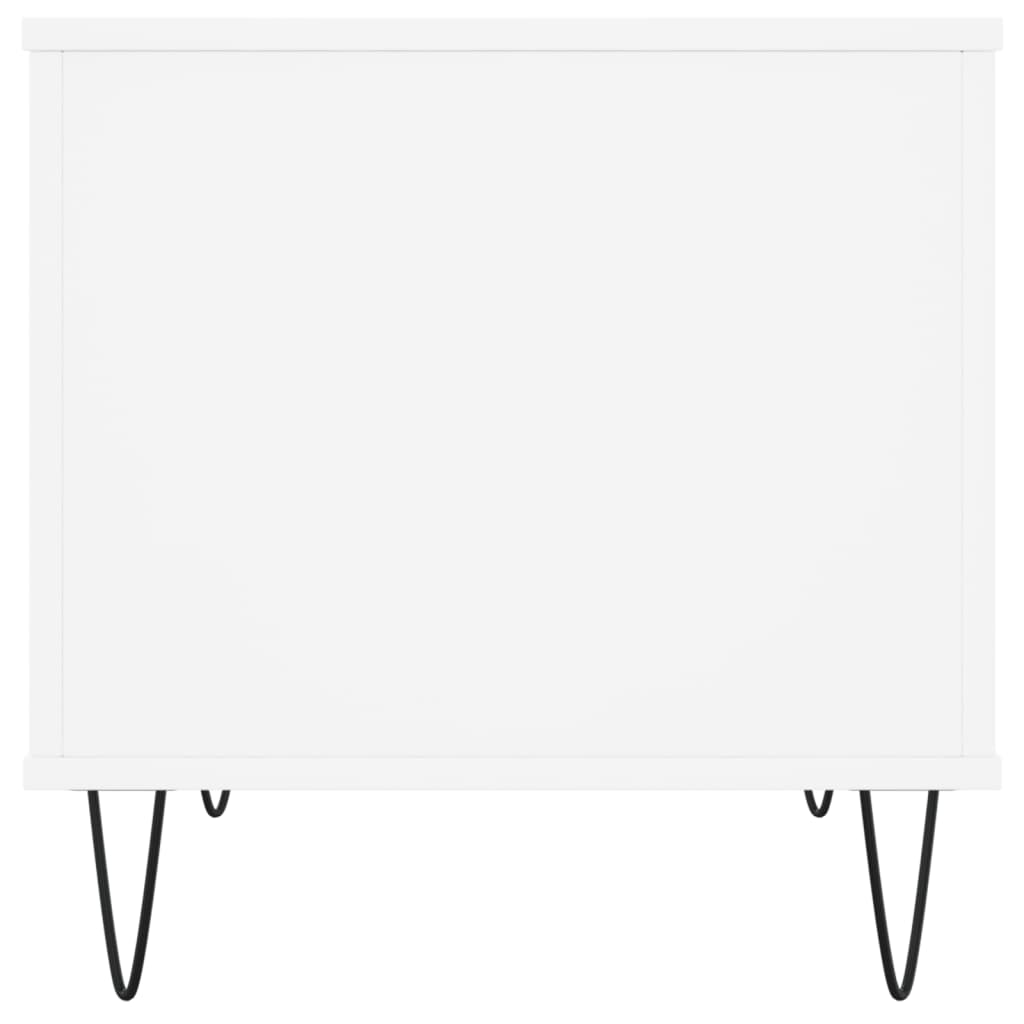 Couchtisch Weiß 60x44,5x45 cm Holzwerkstoff