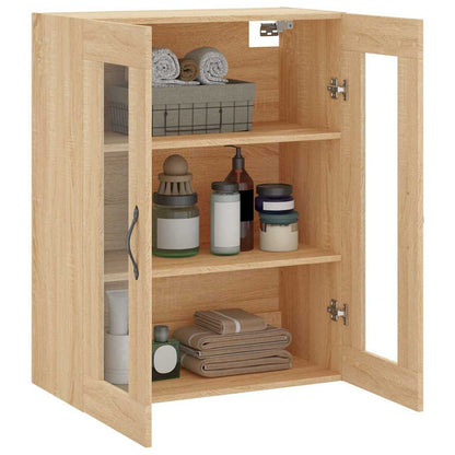 Wandschrank Sonoma-Eiche 69,5x34x90 cm Holzwerkstoff