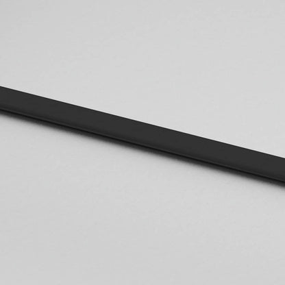 Schiebetür Schwarz 102,5x205 cm Hartglas und Aluminium