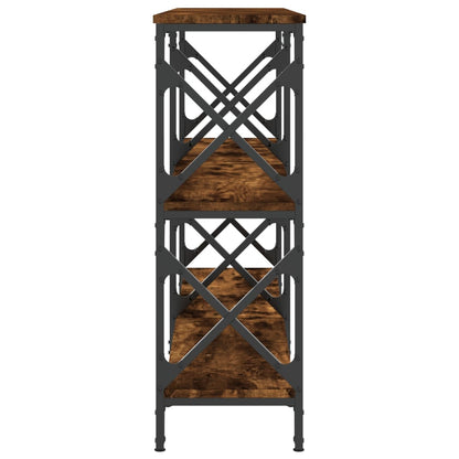 Konsolentisch Räuchereiche 156x28x80,5 cm Holzwerkstoff