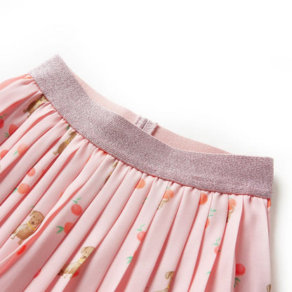 Kinder-Faltenrock Hellorange 140