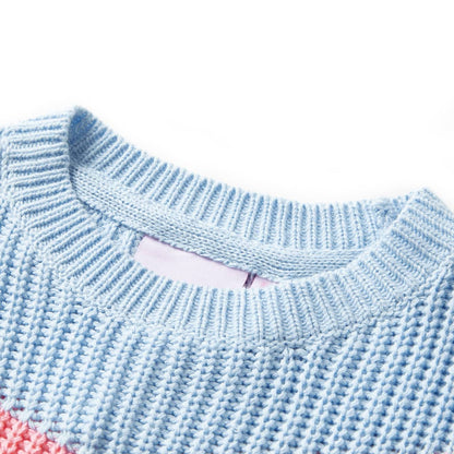 Kinderpullover Gestrickt Blau 116