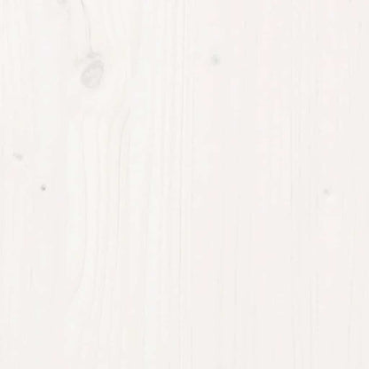 Tischplatte Rund Weiß Ø60x3 cm Massivholz Kiefer