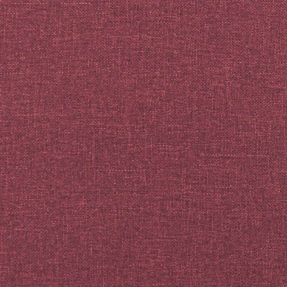 2-Sitzer-Sofa Weinrot 120 cm Stoff
