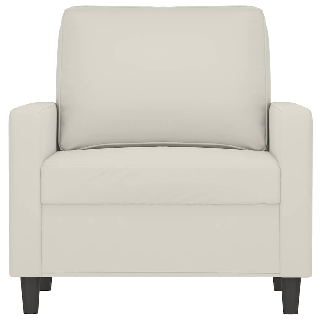 Sessel Creme 60 cm Samt