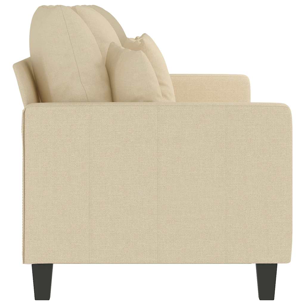 3-Sitzer-Sofa Creme 180 cm Stoff