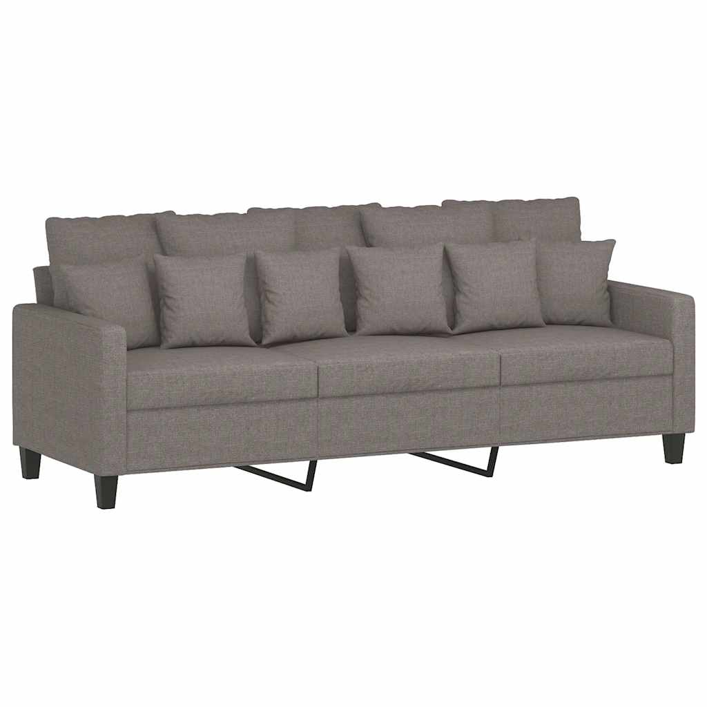 3-Sitzer-Sofa Taupe 180 cm Stoff