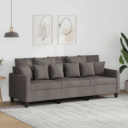 3-Sitzer-Sofa Taupe 180 cm Stoff