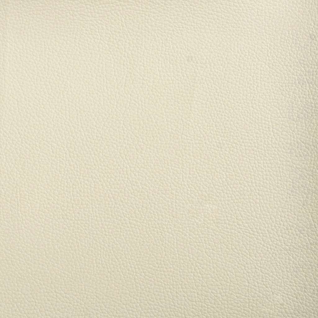 3-Sitzer-Sofa Creme 180 cm Kunstleder