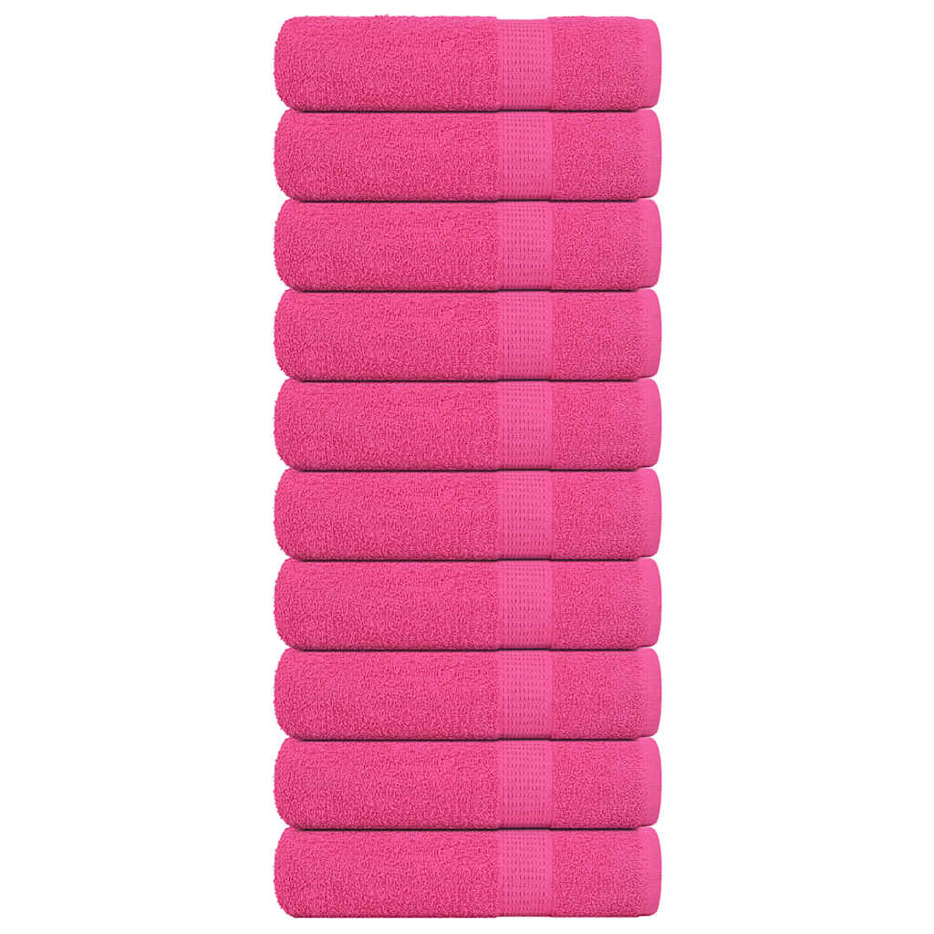 Badetücher FROGN 10 Stk. Rosa 100x150 cm 360 g/m²