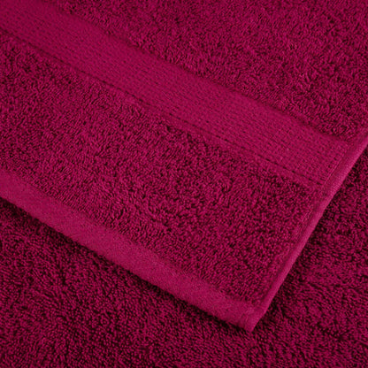 Premium Saunatücher SOLUND 4 Stk. Bordeaux 80x200 cm 600 g/m²