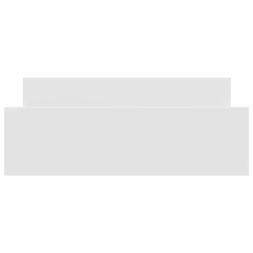 Bettgestell mit Kopf- und Fußteil Weiß 150x200 cm