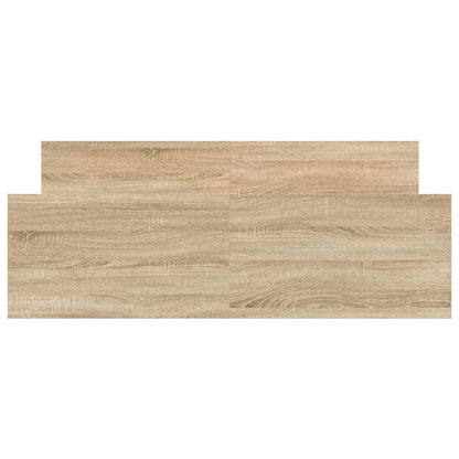 Bettgestell mit Kopf- und Fußteil Sonoma-Eiche 120x190 cm