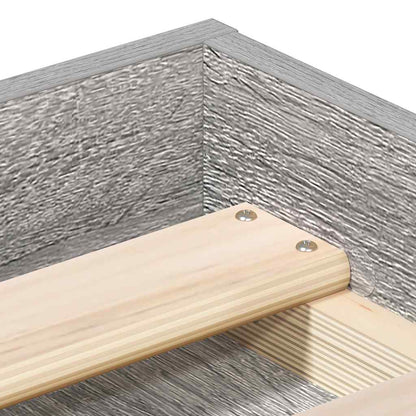 Bettgestell Grau Sonoma 90x200 cm