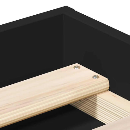 Bettgestell Schwarz 180x200 cm