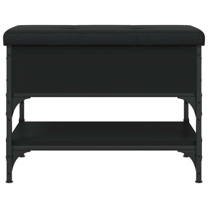 Schuhbank Schwarz 62x42x45 cm Holzwerkstoff