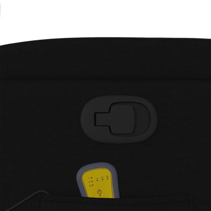 Massage-Relaxsessel, schwarzer Stoff