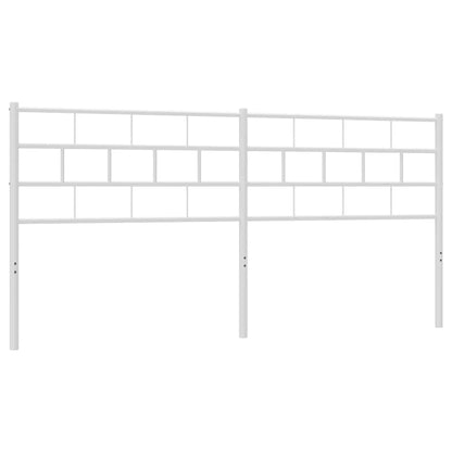 Ersatz-Kopfteil Metall Weiß 180 cm