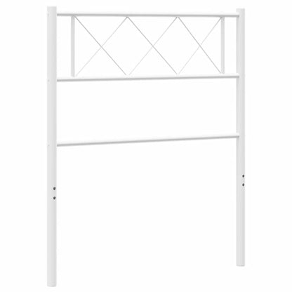 Ersatz-Kopfteil Metall Weiß 75 cm