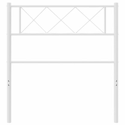 Ersatz-Kopfteil Metall Weiß 75 cm